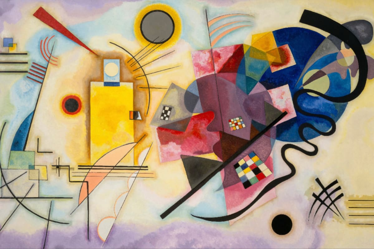 La herramienta interactiva de Google permite experimentar lo que Kandinsky pudo haber escuchado cuando pintó en 1925 su obra Amarillo, rojo, azul, la obra más importante realizada durante su época en la Bauhaus