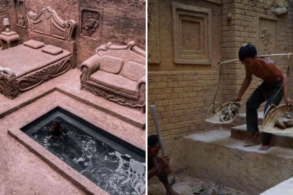 La herramienta principal de estos hombres son sus propias manos