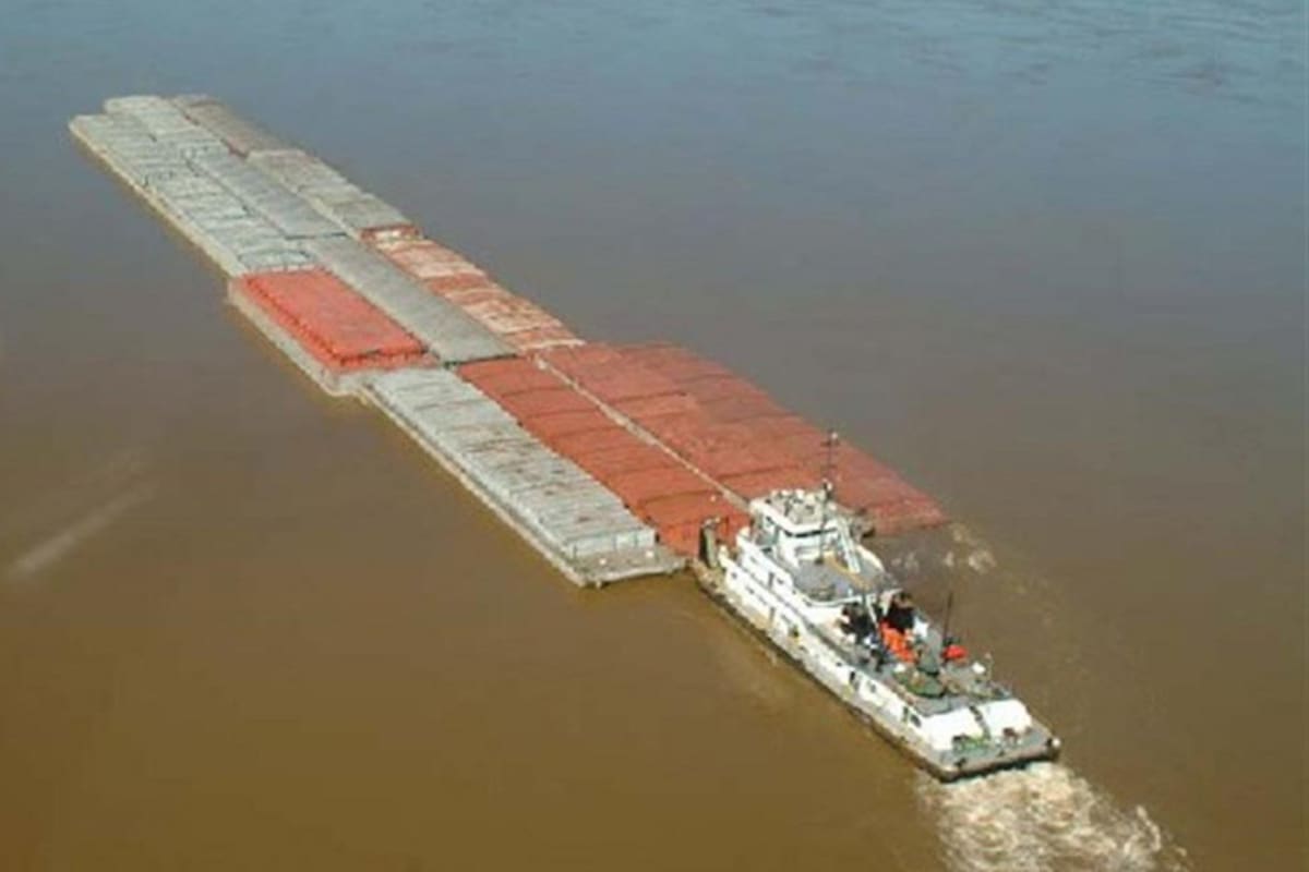 La hidrovía Paraná-Paraguay es una ruta fluvial clave para el traslado de la producción agropecuaria