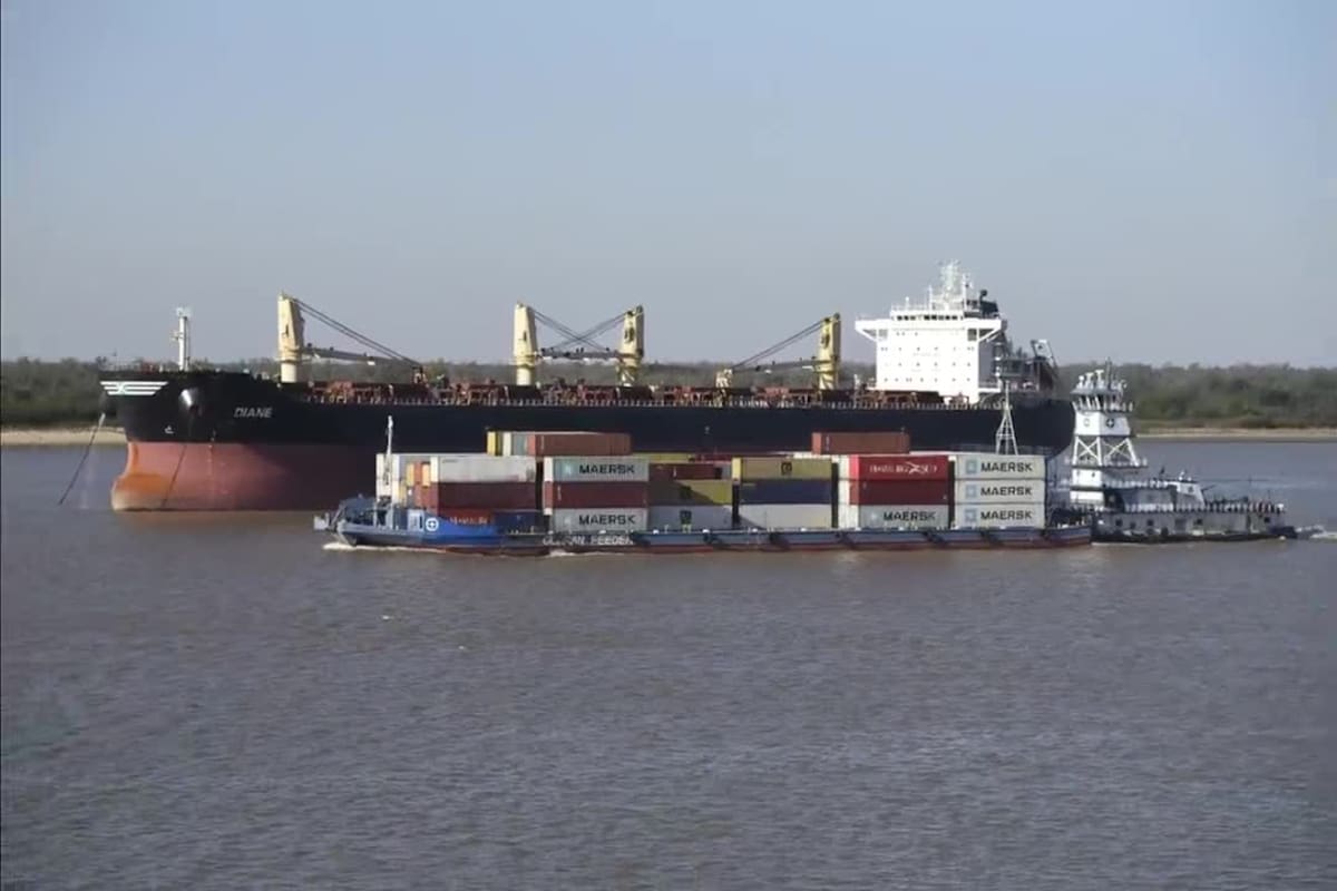 La Hidrovía Paraná-Paraguay, la vía navegable de 3500 kilómetros por la que pasa el 80 por ciento del comercio exterior argentino