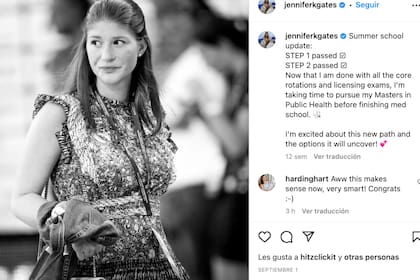 La hija de Bill Gates, Jennifer, anunció su embarazo semanas después de hacer un importante anuncio