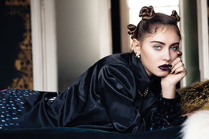 Iris, la hija de Jude Law y Sadie Frost, debutó como modelo.