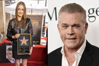 La hija de Ray Liotta recibió el reconocimiento al actor, en una ceremonia que se realizó ayer en Los Ángeles, de la cual participaron familiares, amigos y colegas, como Taron Egerton