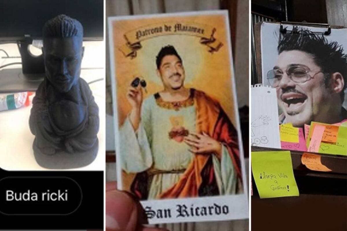 La hija de Ricardo Fort mostró en sus redes sociales los altares que algunos estudiantes hicieron en honor a su padre