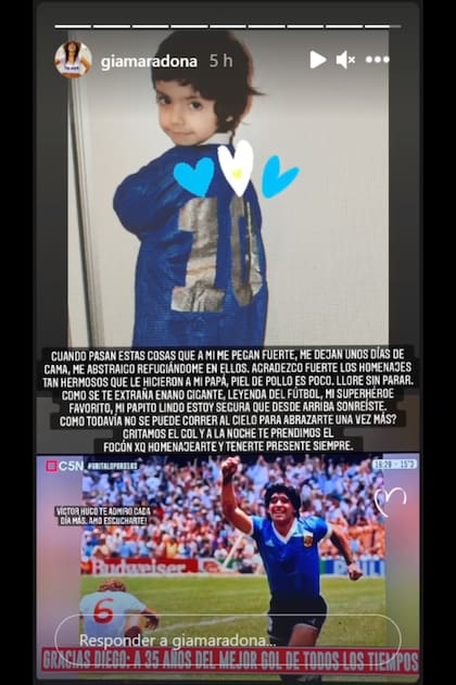 La hija del astro escribió un sentido mensaje en sus redes sociales para expresar todo el dolor que sintió sin la presencia de su progenitor en el día del padre