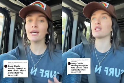 La hija mayor de Charlie Sheen aseguró que su padre no le pasa "ni un centavo" (Foto: TikTok @samisheen)