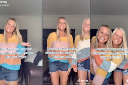 La hija tiene 16 y su mamá 40, sin embargo, parece hermanas gemelas. Ahora, el dúo causa sensación en TikTok