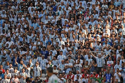 La hinchada argentina