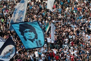 La hinchada del Napoli