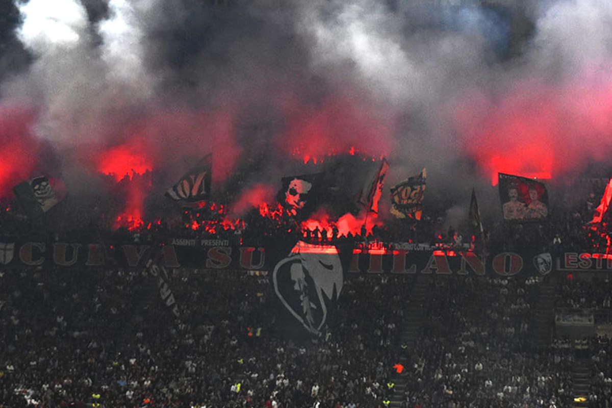 La hinchada del Milan cantó “Muchachos” durante el partido contra el Inter y se viralizó en redes