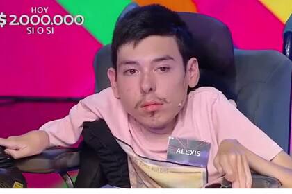 La historia de Alexis que conmovió a los presentes en el programa Los 8 escalones del millón