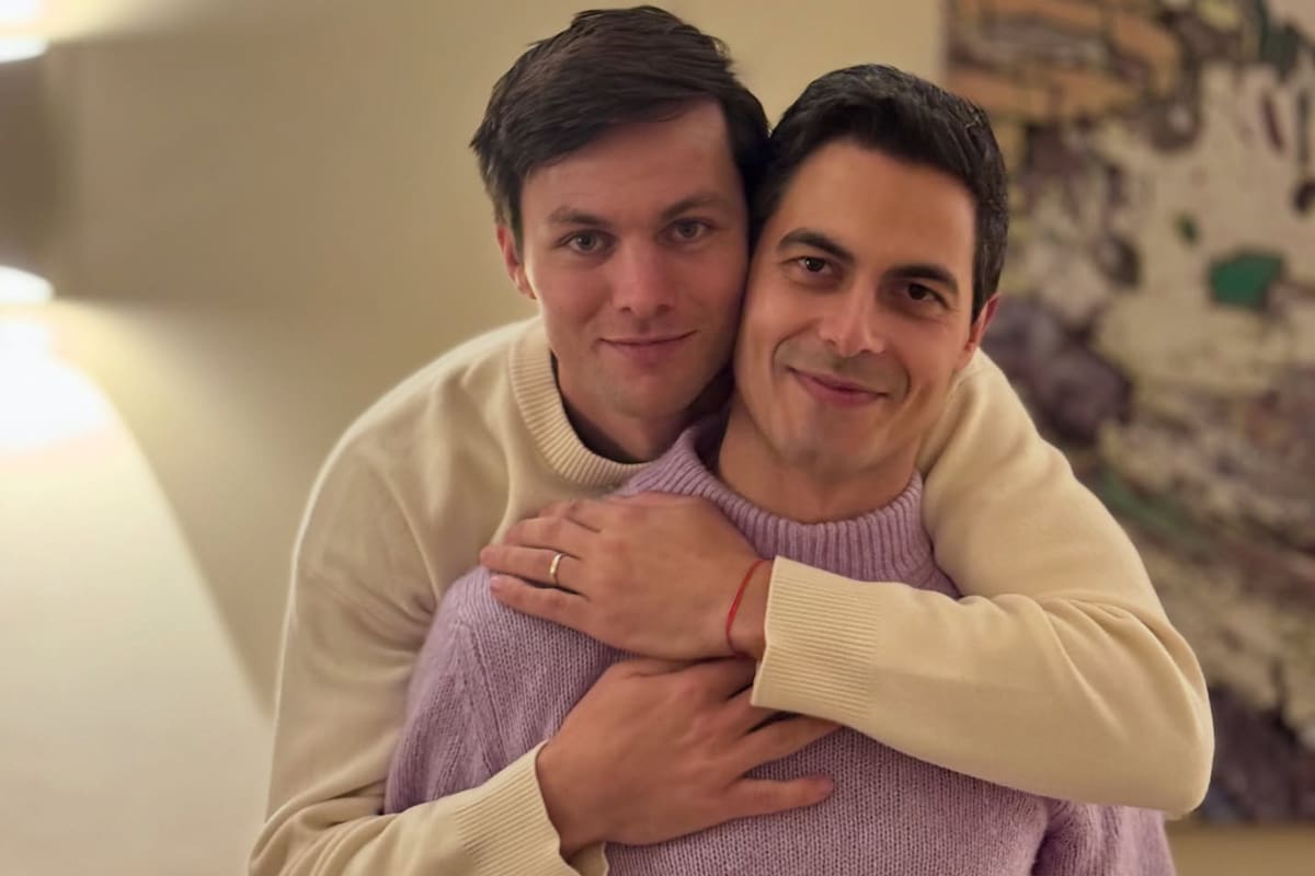 La historia de amor de Nicolás Keenan y Rob Jetten