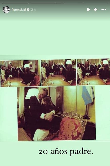 La historia de IG que subió Florencia Kirchner.
