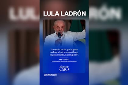La historia de Javier Milei contra Lula da Silva en la plataforma Instagram