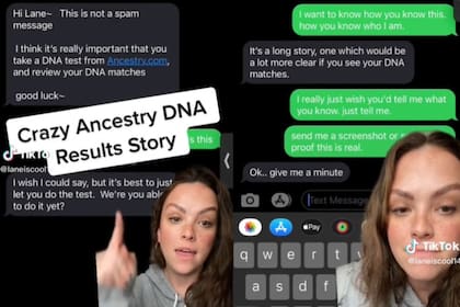 La historia de Lane se viralizó en redes sociales por la forma en la que encontró a su verdadera familia