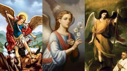 La historia de los Santos Arcángeles Miguel, Gabriel y Rafael