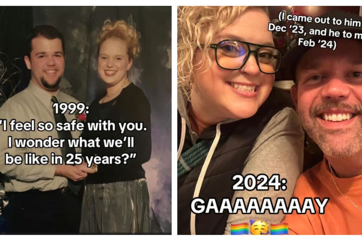 La historia de los Teague cobró notoriedad en las redes sociales, especialmente en TikTok (Collage armado con FotoJet a partir de imágenes del TikTok oficial de Mary Teague)