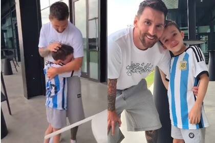La historia de Manuel, el pequeño de 8 años que viajó desde Bariloche a Miami para conocer a Leo Messi