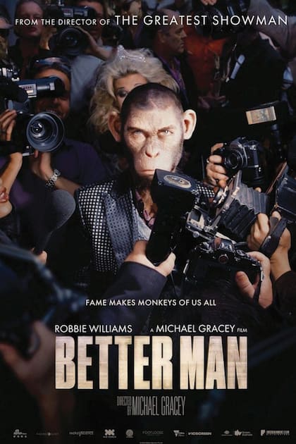 La historia de Robbie Williams, las experiencias que lo convirtieron en la estrella que es y los demonios con los que luchó tanto arriba como abajo del escenario. De todo eso habla la serie de Netflix.