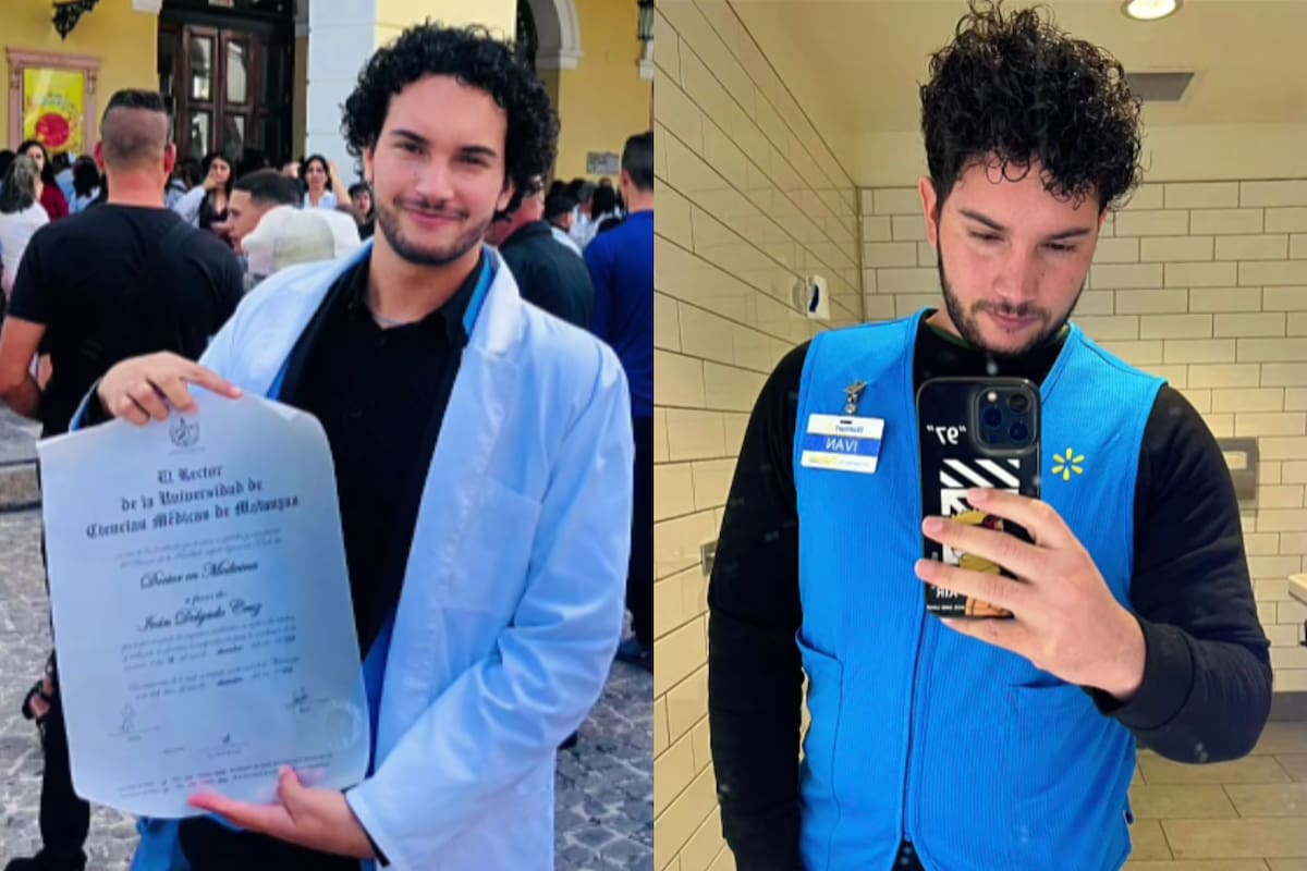 La historia del joven migrante tiene más de 200 mil vistas en TikTok (TikTok/@ivndelgadocruz)