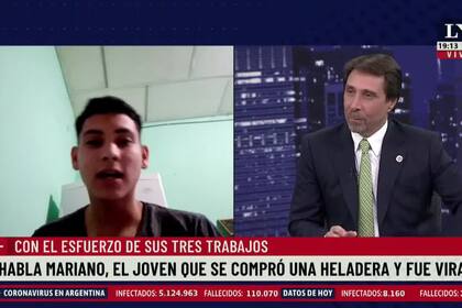 La historia del joven que con tres trabajos logró comprar su heladera