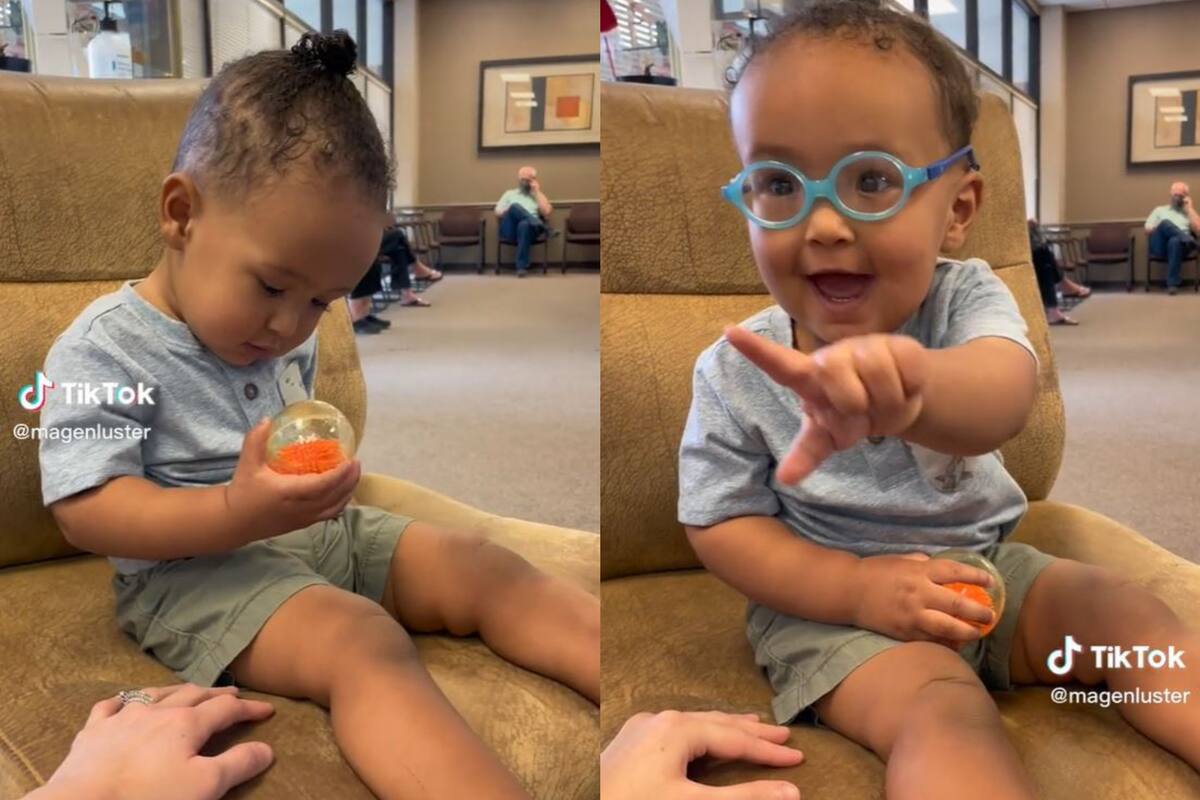 La historia del pequeño fue compartida en TikTok por Magen Luster, su mamá