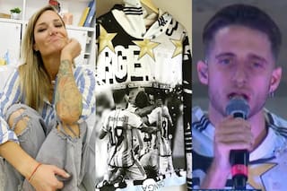 La increíble historia detrás del buzo que lució Wos en el Monumental para el festejo de la selección