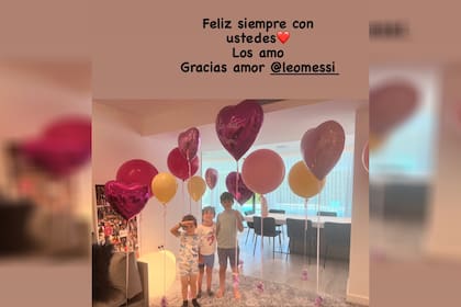 La historia que compartió Antonela Roccuzzo en Instagram