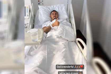 La historia que compartió Gabriel Jesús después de su operación