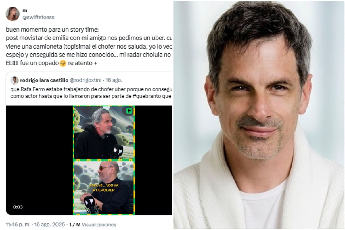 La historia que se viralizó luego de que Rafael Ferro revelara que hizo de chofer de Uber