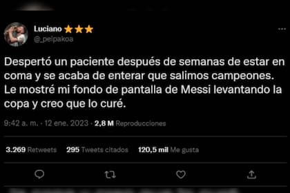 La historia se viralizó por un tweet y llenó de emoicón a los usuarios (Captura Twitter)