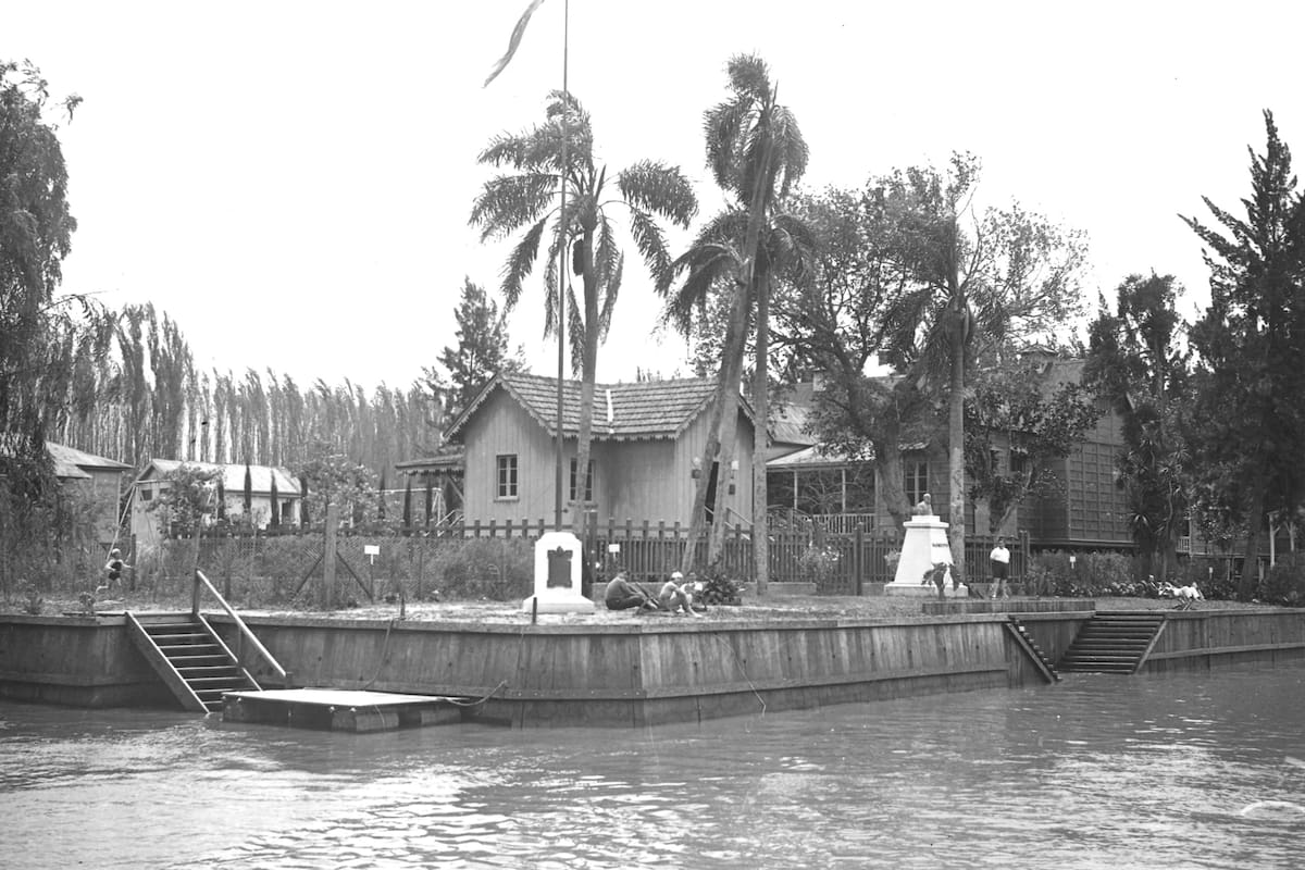 La histórica casa, hoy convertida en Museo. Fue construida en 1856.