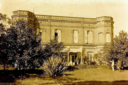 La histórica Casona en 1908, hoy declarada Monumento Histórico