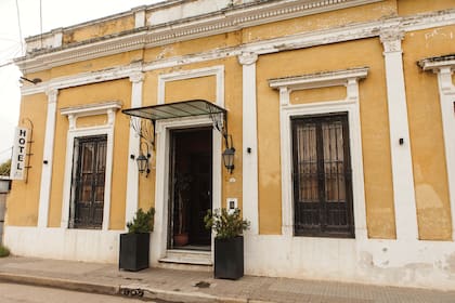 La histórica casona fue reacondicionada como hotel.