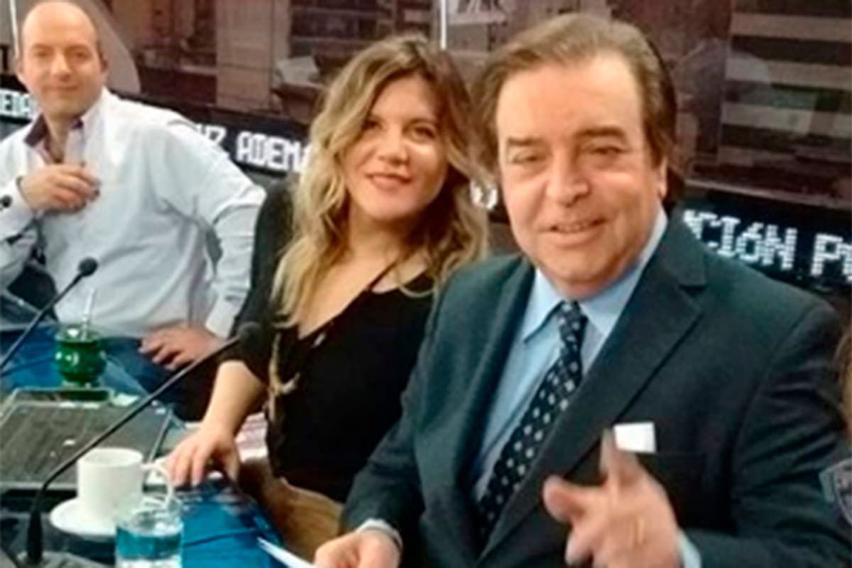 La histórica compañera del periodista compartió un video y le dedicó un unas sentidas palabras