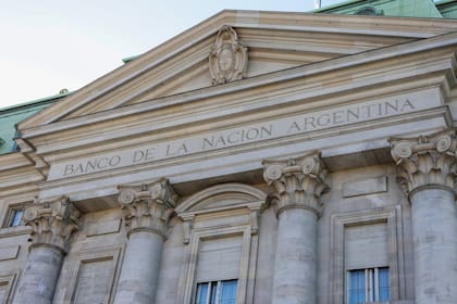 La histórica sede central del Banco Nación