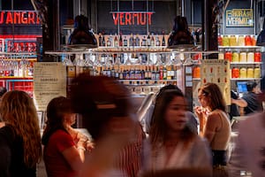 La Hora del Vermut, en Madrid, en el Mercado de San Miguel. (Emilio Parra Doiztua/The New York Times)