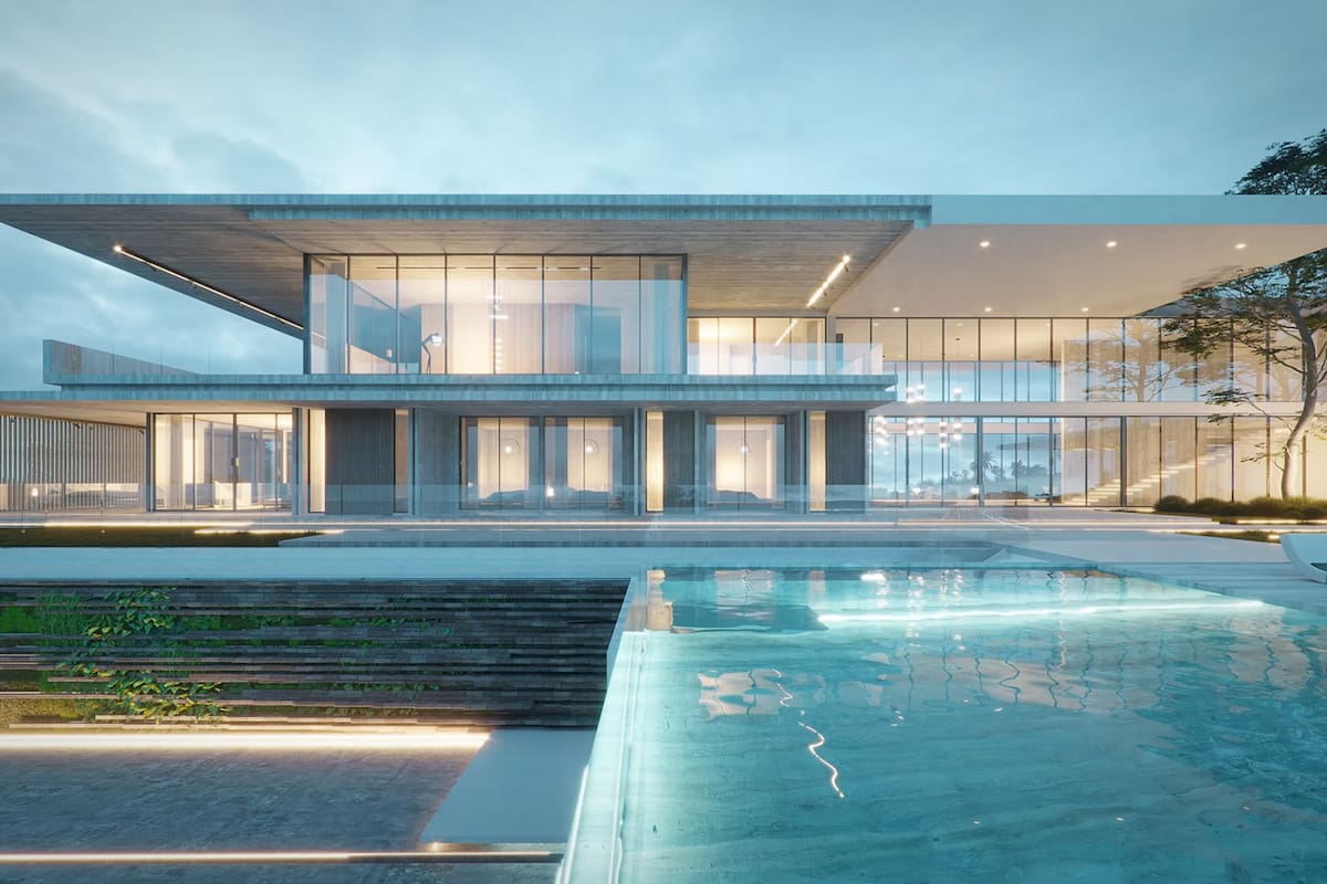 La House G es una mansión a prueba de inundaciones y de 50 millones de dólares que hacen en Florida