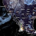 Se viene una ola de humedad desde el Pacífico hasta Texas