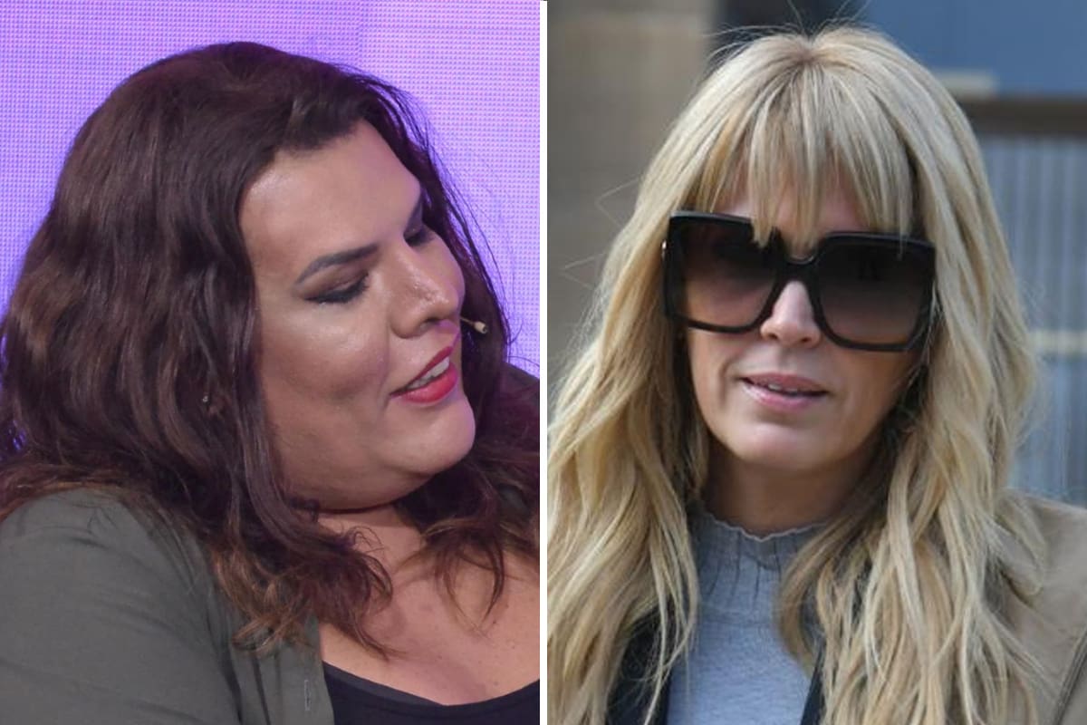 La humorista y actriz Costa junto a la conductora Viviana Canosa