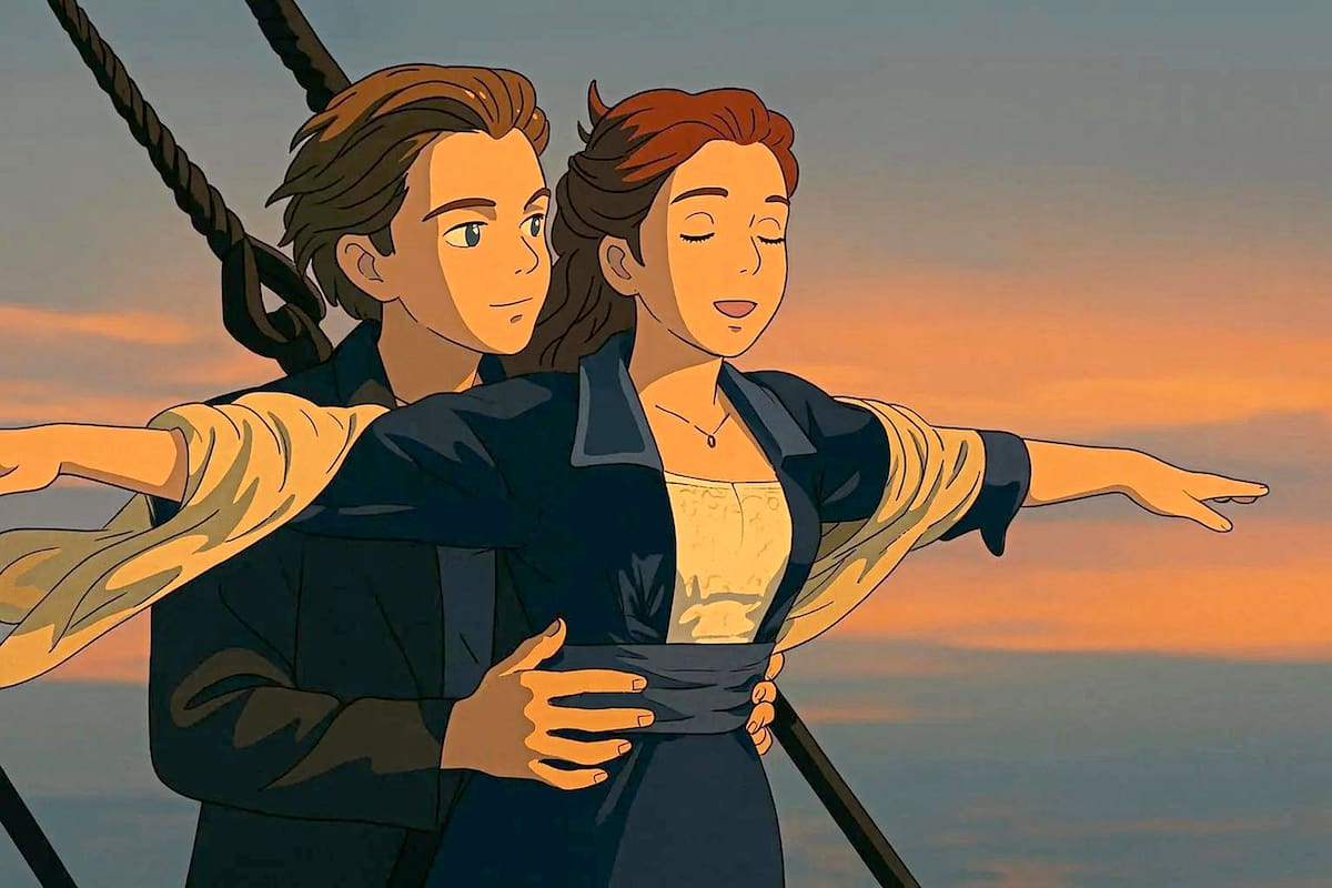 La IA, atrás de las imágenes virales hechas con estética Ghibli (aquí, "Titanic")