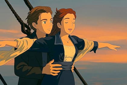 La IA, atrás de las imágenes virales hechas con estética Ghibli (aquí, "Titanic")