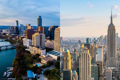 La IA comparó a los dos estados y eligió a Nueva York por sobre Texas