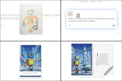 La IA de Google permite crear cuentos infantiles con ilustraciones y audio