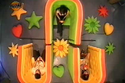 La icónica escenografía de Cupido, que impedía a los participantes verse las caras