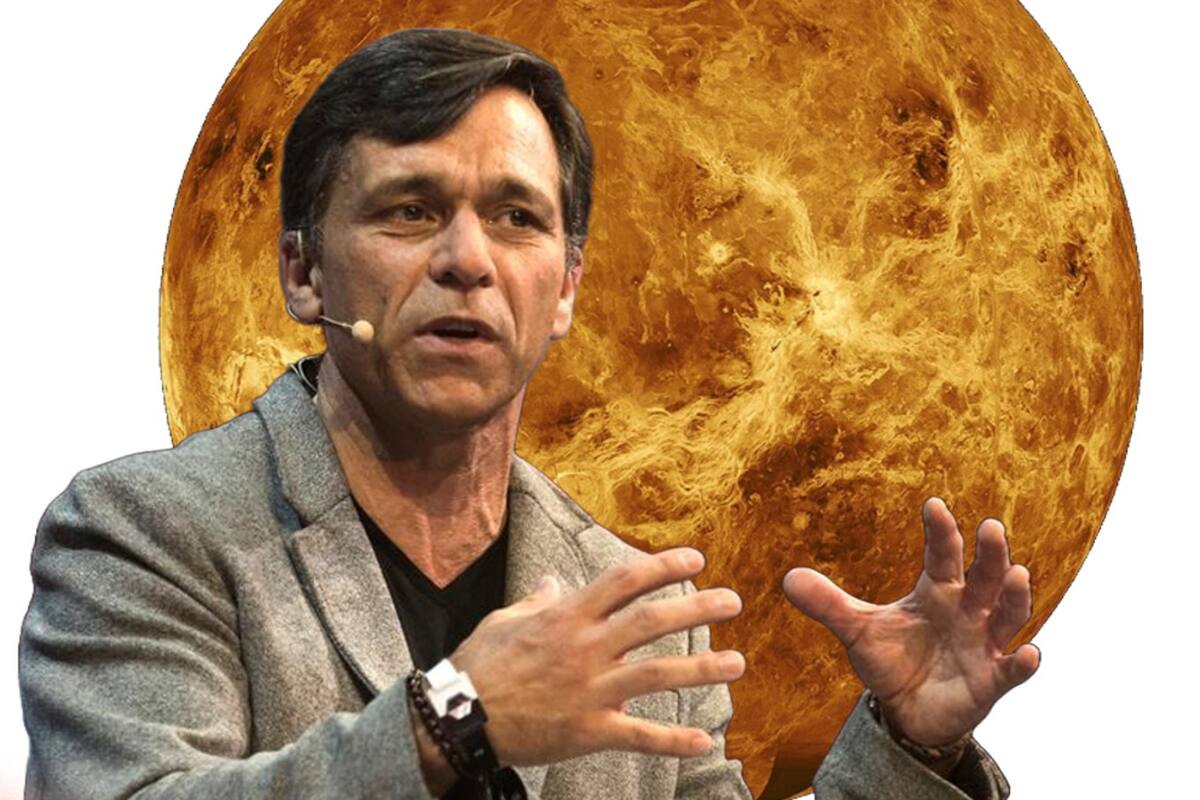 La idea del argentino Guillermo Söhnlein es crear una estación espacial en la atmósfera venusiana a 50 km de la superficie, donde las temperaturas son aptas para la vida humana