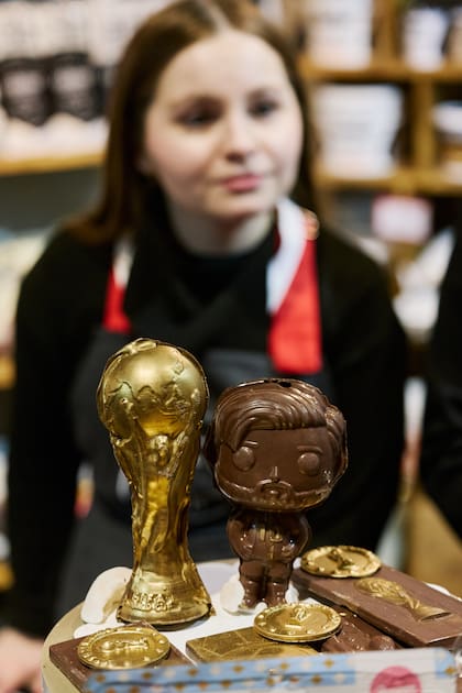 "La idea era celebrar la unión de dos pasiones que movilizan multitudes: el chocolate y el fútbol. Así que propusimos a los expositores que llevaran a la feria su propuesta mundialista"