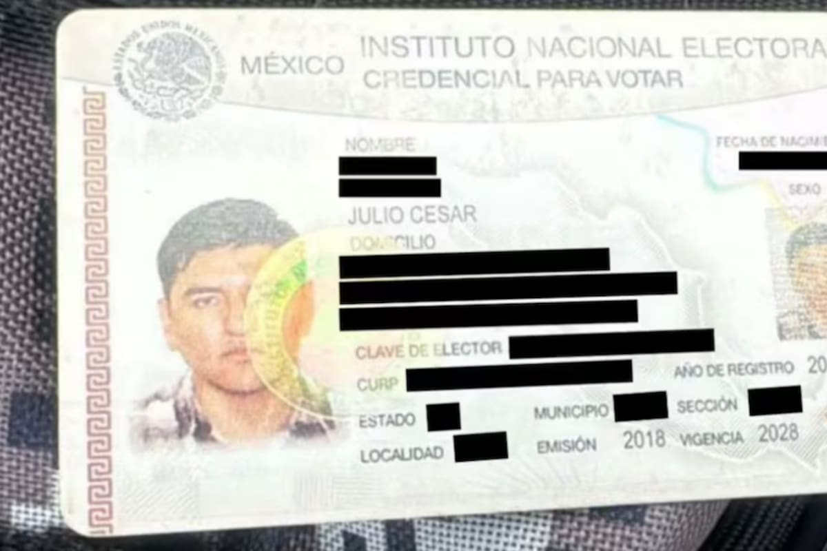 La identificación que encontraron en uno de los bolsillos del asesino