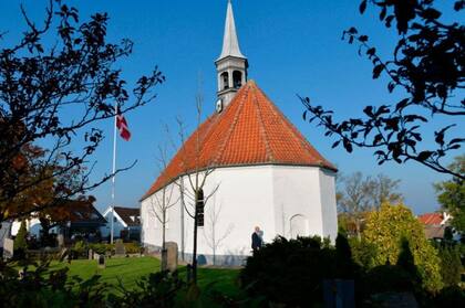 La iglesia de Gilleleje donde se escondieron los judíos