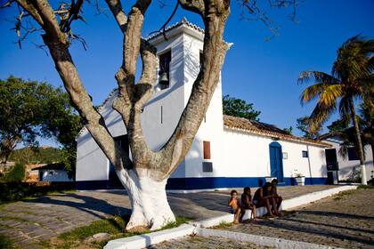 La iglesia de Santa Ana en Búzios